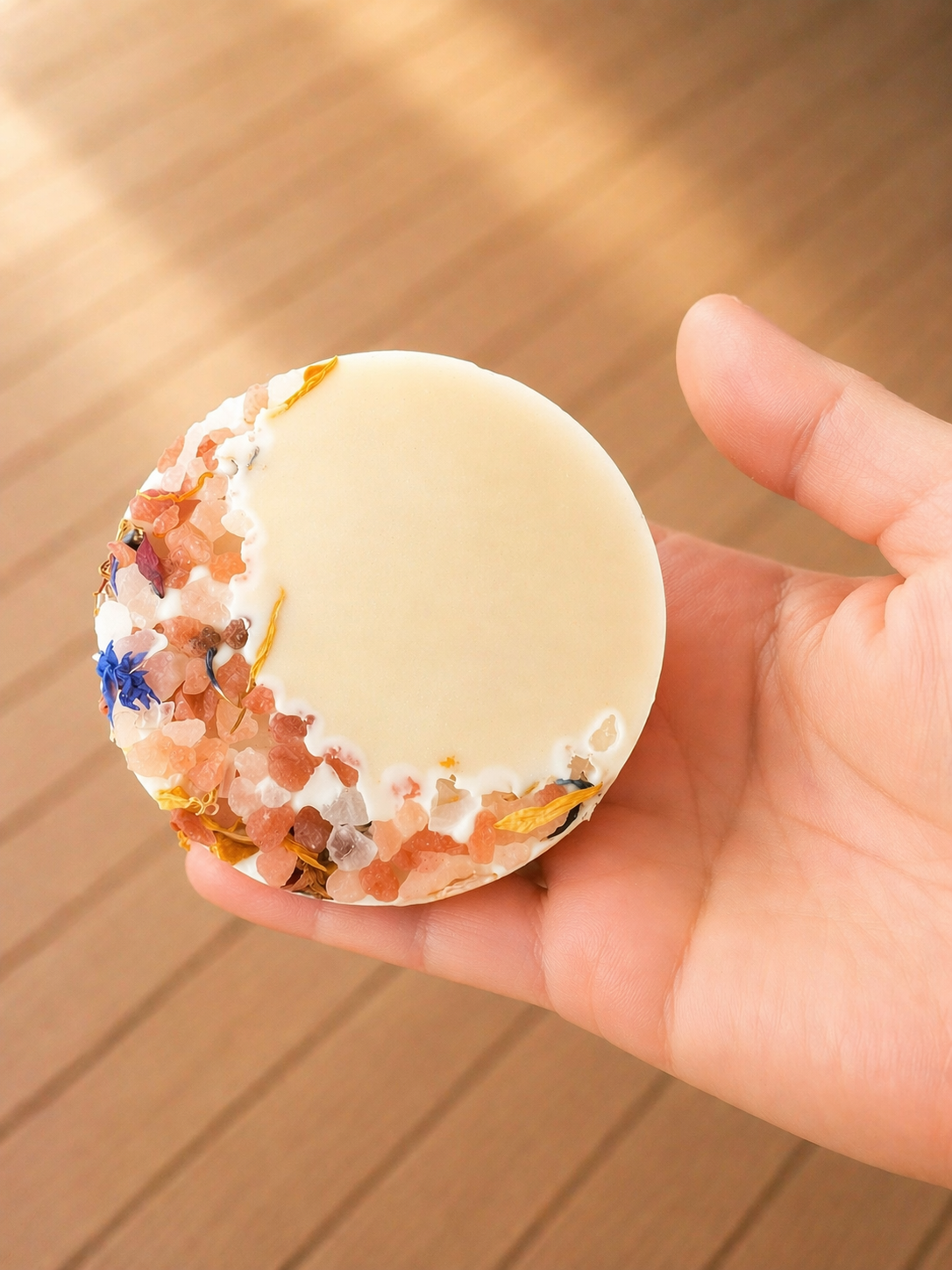 Sacred Bloom Mineral Tallow Soap | Calendula & Sea Salt Bar